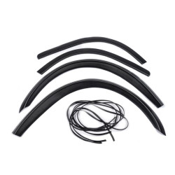 Купити Накладки на арки (4 шт, чорні) Чорна нержавейка для Mercedes Vito W638 1996-2003 рр