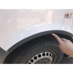 Купить Накладки на арки (6 шт, черные) Черная нержавейка для Volkswagen T5 Transporter 2003-2010 гг