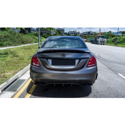 Купить Комплект обвесов с полным задним бампером (дизайн Black Mamba C63GT) для Mercedes C-сlass W205 2014-2021 гг