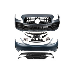 Купить Комплект обвесов с полным задним бампером (дизайн Black Mamba C63GT) для Mercedes C-сlass W205 2014-2021 гг