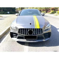 Купить Комплект обвесов с полным задним бампером (дизайн Black Mamba C63GT) для Mercedes C-сlass W205 2014-2021 гг