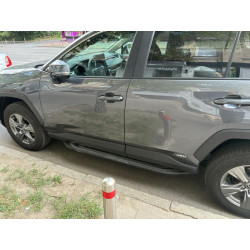 Купити Бокові пороги OEM V2B (2 шт, алюміній) для Toyota Rav 4 2019- рр