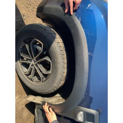 Купити Розширювачі арок широкі (8 шт, ABS) DDU - Україна для Renault Duster 2018-2024 рр