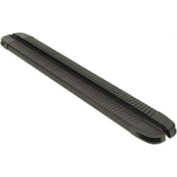 Купить Боковые пороги Maya V1 Black (2 шт., алюм.) для Volkswagen Amarok 2010-2022 гг