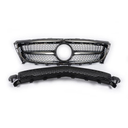 Купити Передня решітка 2011-2014 (Diamond Silver) для Mercedes CLS C218 рр