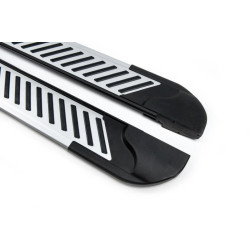 Купити Бокові пороги Line (2 шт., Алюміній) для Ford Kuga/Escape 2019- рр