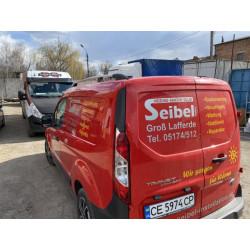 Купити рейлінги Хром Максі база, металеві ніжки для Ford Connect 2014-2021 рр