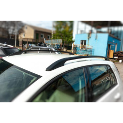 Купити Рейлінги OmsaLine Solid (2 шт, чорні) для Volkswagen Golf 7/E-Golf
