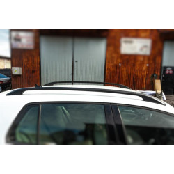 Купити Рейлінги OmsaLine Solid (2 шт, чорні) для Volkswagen Golf 7/E-Golf