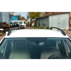 Купити Рейлінги OmsaLine Solid (2 шт, чорні) для Volkswagen Golf 7/E-Golf