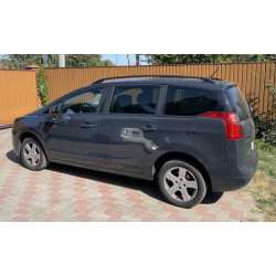 Купити Рейлінги OmsaLine Solid (2 шт, чорні) для Peugeot 5008 2009-2016рр