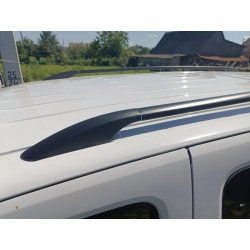 Купити Рейлінги OmsaLine Solid (2 шт, чорні) Довга база для Toyota Proace City