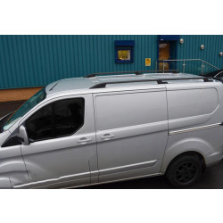 Купити Рейлінги OmsaLine Sport (2 шт, чорні) довга база для Ford Custom 2013-2022 рр