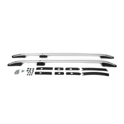 Купити Рейлінги OmsaLine Elegance (2 шт, сірі) Коротка база для Ford Connect 2014-2021 рр