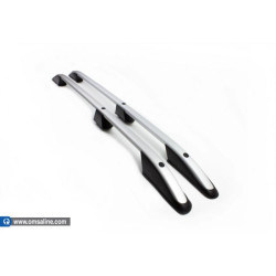 Купить Рейлинги OmsaLine Elegance (2 шт, серые) для Mitsubishi ASX 2010-2023 гг