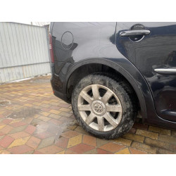 Купить Накладки на арки (4 шт, черные) 2003-2006, Металлические для Volkswagen Touran