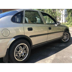 Купить Накладки на арки (4 шт, черные) Металлические для Opel Vectra B 1995-2002 гг