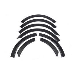 Купить Накладки на арки (4 шт, черные) SW, Металлические для Renault Megane II 2004-2009 гг