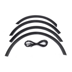 Купити Накладки на арки (чорний мат) Коротка база, 1 бічна (ABS) для Volkswagen Caddy 2015-2020 рр