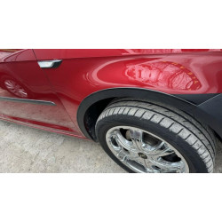 Купити Накладки на арки (чорний мат) Коротка база, 1 бічна (ABS) для Volkswagen Caddy 2015-2020 рр