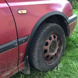 Купить Накладки на арки (4 шт, черные) Металлические для Volkswagen Golf 3