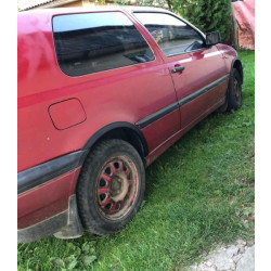 Купить Накладки на арки (4 шт, черные) Металлические для Volkswagen Golf 3