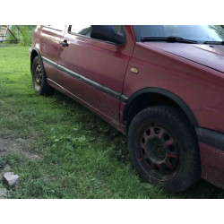 Купити Накладки на арки (4 шт, чорні) ABS пластик для Volkswagen Golf 3