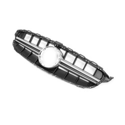 Купити Передня решітка C63-design (для Avantgarde/AMG-Line/C43 AMG) 2014-2018, з камерою для Mercedes C-сlass W205 рр