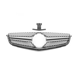 Купити Передня решітка AMG Silver (для C63) 2007-2011 для Mercedes C-class W204 рр