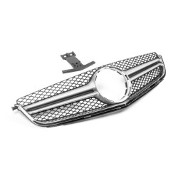 Купити Передня решітка AMG Silver (для C63) 2007-2011 для Mercedes C-class W204 рр