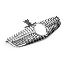 Купити Передня решітка Diamond Silver (для C63) 2012-2015 для Mercedes C-class W204 рр