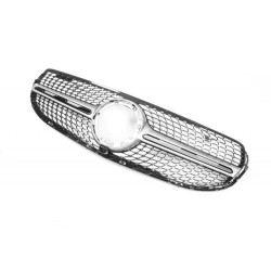 Купить Передняя решетка Diamond Silver (2020-2025) для Mercedes GLC coupe C253