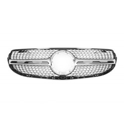 Купить Передняя решетка Diamond Silver (2020-2025) для Mercedes GLC coupe C253