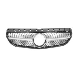 Купити Передня решітка Diamond Silver (2015-2018) для Mercedes B-class W246 рр