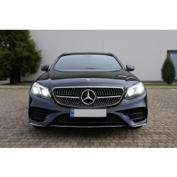 Купить Передняя решетка Diamond Silver (для Avantgarde и AMG-Line, 2013-2016) для Mercedes E-сlass W212