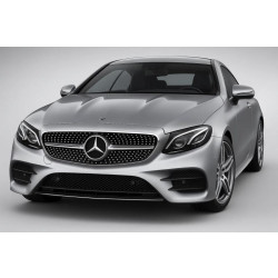 Купить Передняя решетка Diamond Silver (для 2016-2020) Без места под камеру для Mercedes E-class coupe C238