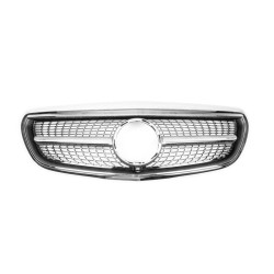 Купити Передня решітка Diamond (для Classic і Exclusive, 2016-2019) З місцем під камеру для Mercedes E-сlass W213 рр