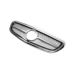 Купити Передня решітка Diamond (для Classic і Exclusive, 2016-2019) З місцем під камеру для Mercedes E-сlass W213 рр