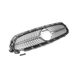 Купить Передняя решетка Diamond Silver (AMG Line, 2020-2024) Без места под камеру для Mercedes E-class coupe C238