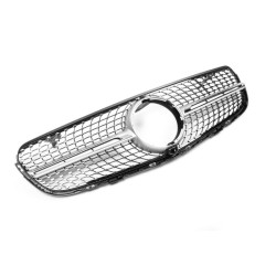 Купити Передня решітка 2015-2019 (Diamond Silver) З місцем під камеру для Mercedes GLC coupe C253
