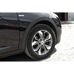 Купити Накладки на арки (8 шт, чорні) SW, ABS - пластик для Renault Megane III 2009-2016 рр