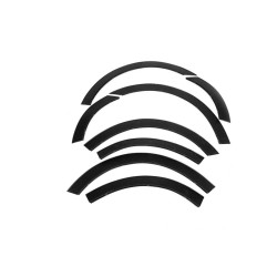 Купити Накладки на арки (8 шт, чорні) SW, ABS - пластик для Renault Megane III 2009-2016 рр