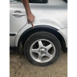 Купити Накладки на арки (4 шт, чорні) Sedan, 2000-2006, ABS для Volkswagen Passat B5 рр