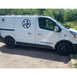 Купити Накладки на арки (6 шт, чорні, ABS) для Nissan NV300/Primastar 2016-рр