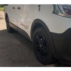 Купити Накладки на арки (6 шт, чорні, ABS) для Nissan NV300/Primastar 2016-рр