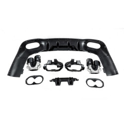 Купити Задній дифузор з насадками (дизайн CLA45) для Mercedes CLA C118 2019- рр