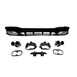 Купити Задній дифузор з насадками (дизайн CLA45) для Mercedes CLA C118 2019- рр