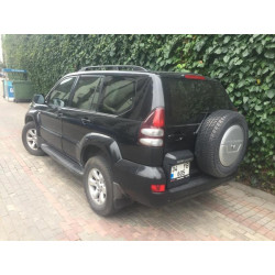 Купити Рейлінги Skyport Black (2 шт) для Toyota Land Cruiser Prado 120