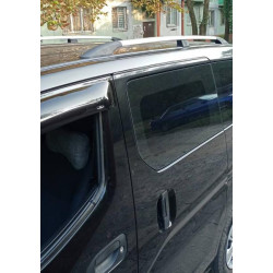 Купити Рейлінги ХРОМ 164 см, Пластикові ніжки для Nissan NV200 2009- рр
