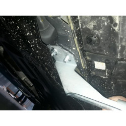 Купить Боковые пороги Tayga Black (2 шт., алюминий) С окрашенной листвой на дверях для Ford Kuga/Escape 2013-2019 гг